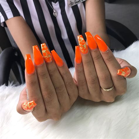 orange nail designs 2023|orange nail designs 2024.